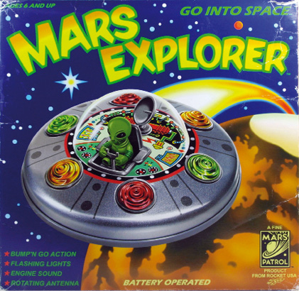 Boîte du jouet “Explorateur de Mars”