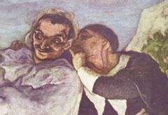 Honoré Daumier, {Crispin et Scapin} (1858-1860)