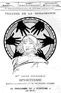 « Spiritisme », une comédie dramatique écrite par Victorien Sardou (1897).