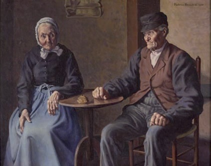Couple de vieux Ardennais, Paterne Berrichon (1855-1922)
