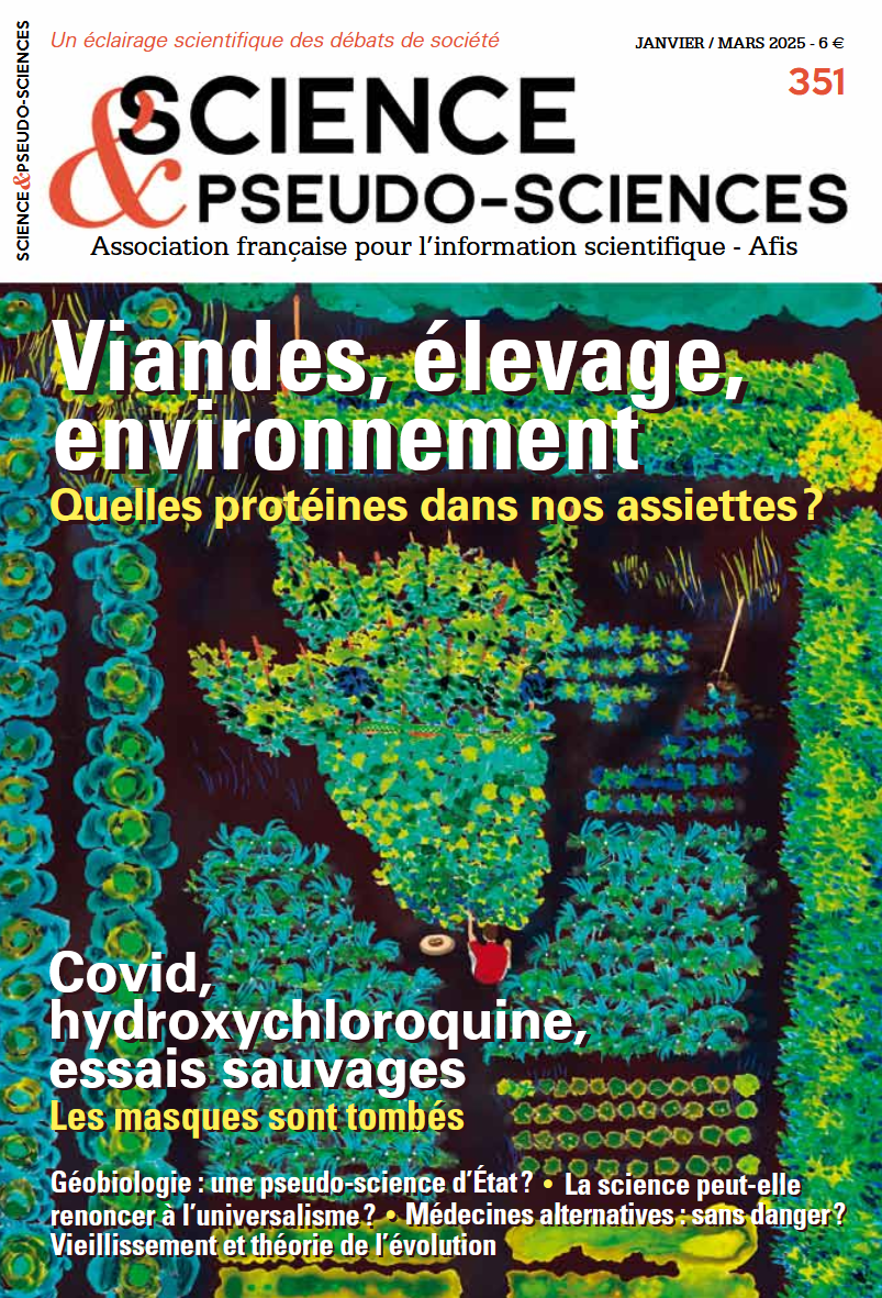 Couverture de la revue Science et Pseudo-sciences n° 351