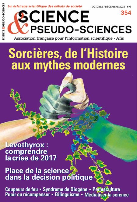 Couverture de la revue Science et Pseudo-sciences n° 354