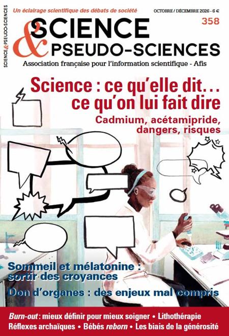 Couverture de la revue Science et Pseudo-sciences n° 358