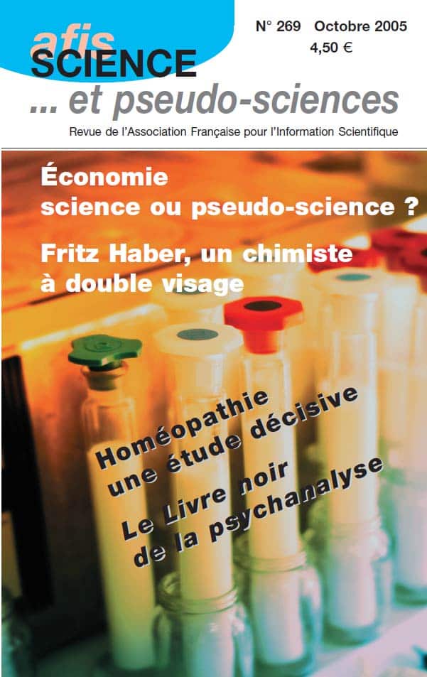 Couverture de la revue Science et Pseudo-sciences n° 269