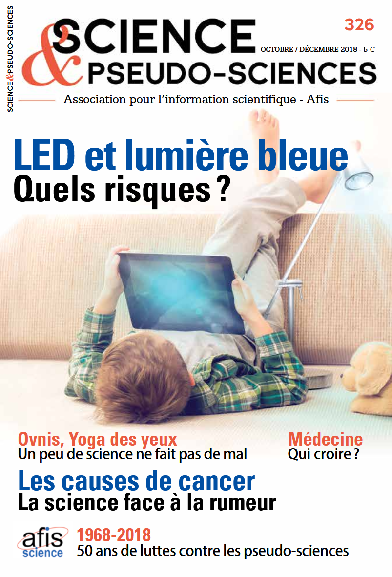 Couverture de la revue Science et Pseudo-sciences n° 326