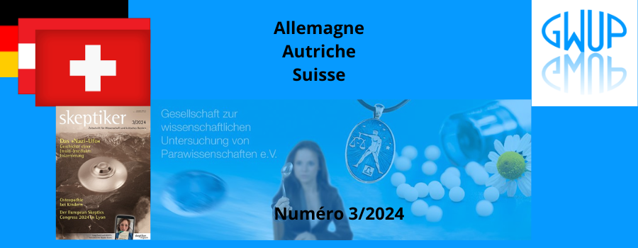 Sommaire de la revue Skeptiker - Année 2024 - n°3