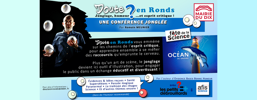 [Paris, samedi 5 octobre 14h30] Doute ? en Ronds – Jonglage, Humour et Esprit critique