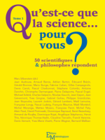 Qu'est-ce que la science… pour vous ? (note de lecture n°1)