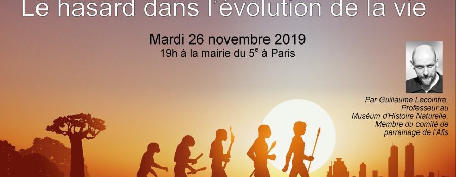 [Paris - 26 novembre 2019] Le hasard dans l'évolution de la vie