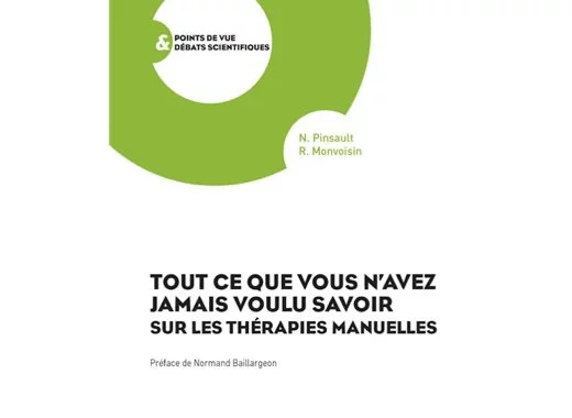 Tout ce que vous n'avez jamais voulu savoir sur les thérapies manuelles (note de lecture n°1)