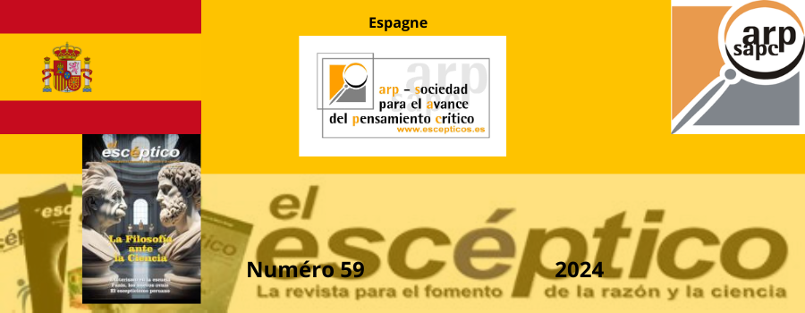 Sommaire de la revue El escéptico 2024 n°59