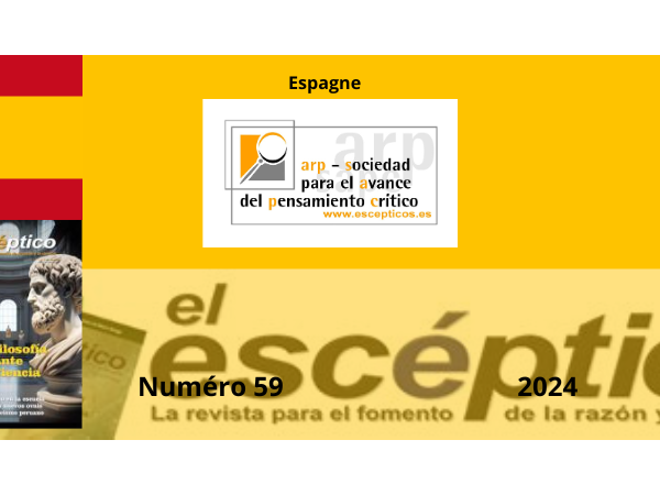 Sommaire de la revue El escéptico 2024 n°59