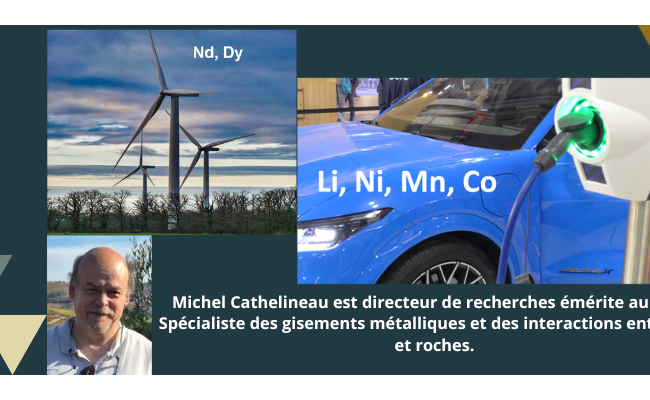 [Conférence en ligne - Mardi 19 novembre 2024 à 20h00] Ressources naturelles de la transition énergétique : besoins, prospection et exploitation