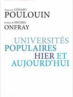 Universités populaires hier et aujourd'hui