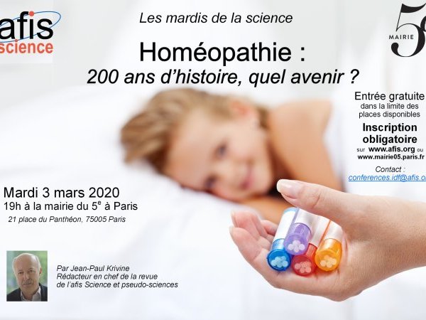 [Paris - 3 mars 2020] Homéopathie : 200 ans d'histoire, quel avenir ?