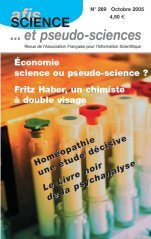 Science et Pseudo-sciences n° 269