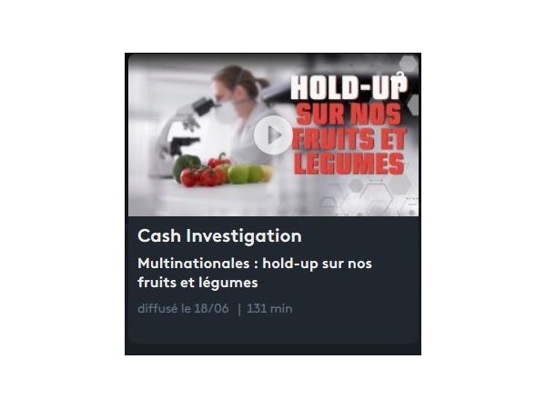 Retour sur « Cash Investigation : fruits et légumes »