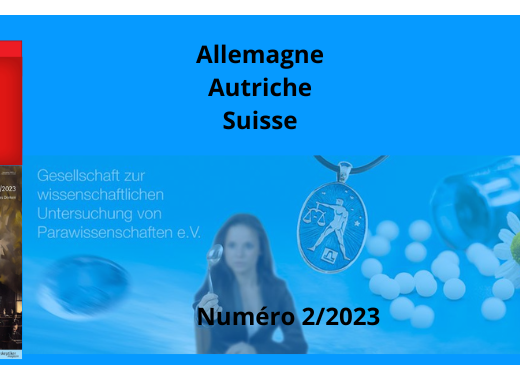 Sommaire de la revue Skeptiker - Année 2023 - n°2