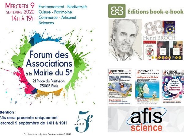 [Paris - 9 septembre 2020] L'Afis au forum des associations du 5e arrondissement