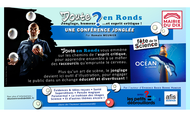 [Paris, samedi 5 octobre 14h30] Doute ? en Ronds – Jonglage, Humour et Esprit critique
