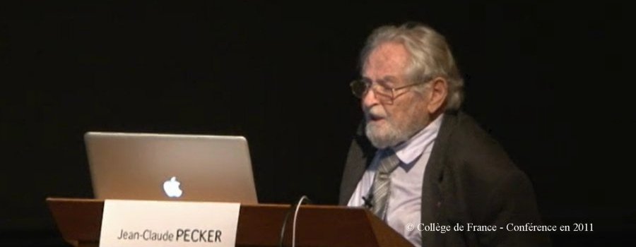 Jean-Claude Pecker (1923-2020) - Témoignage de Suzy Collin-Zahn