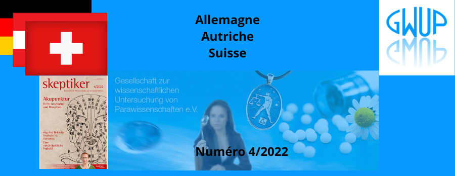 Sommaire de la revue Skeptiker - Année 2022 - n°4