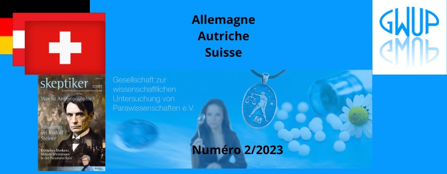 Sommaire de la revue Skeptiker - Année 2023 - n°2