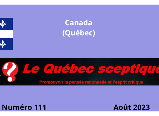 Au sommaire du Québec Sceptique N° 111 – Août 2023