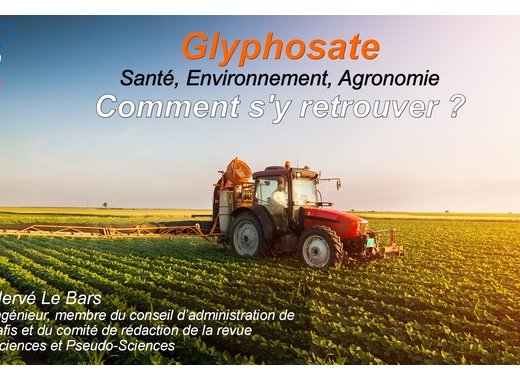 [Paris - jeudi 2 février 2023] Glyphosate - Santé, Environnement, Agronomie : Comment s'y retrouver ?