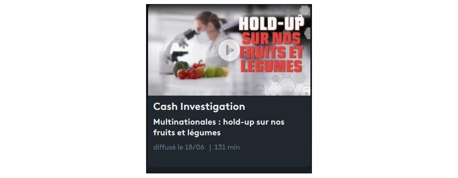 Retour sur « Cash Investigation : fruits et légumes »