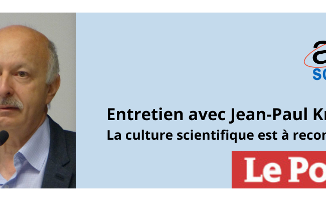 La culture scientifique est à reconquérir
