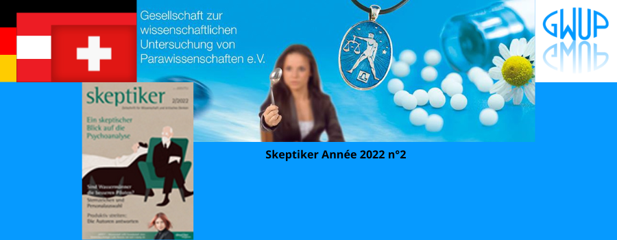 Sommaire de la revue Skeptiker - Année 2022 - n°2